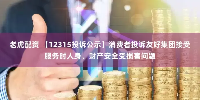 老虎配资 【12315投诉公示】消费者投诉友好集团接受服务时人身、财产安全受损害问题