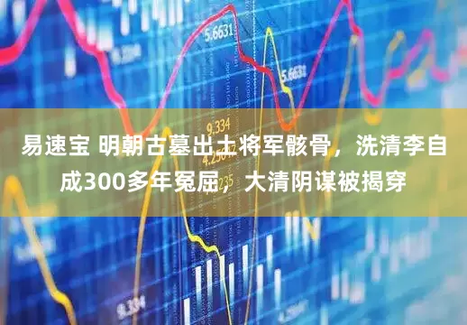 易速宝 明朝古墓出土将军骸骨，洗清李自成300多年冤屈，大清阴谋被揭穿